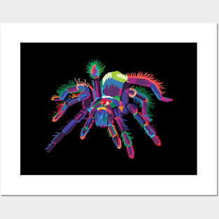 Colorful Spider Pop Art Tarantula Posters and Art